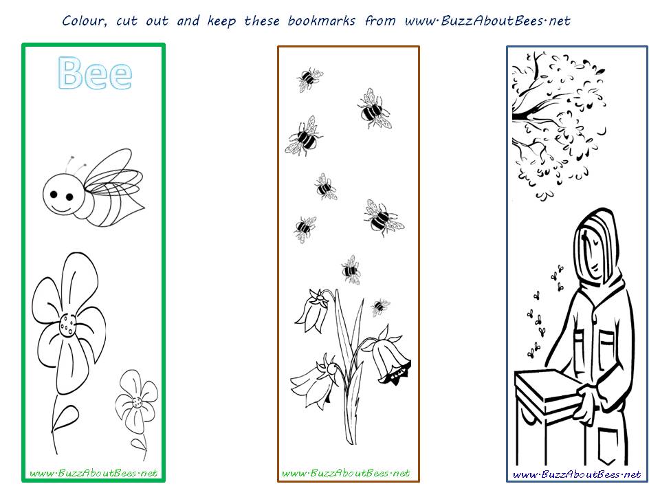 PDF Hand-Drawn Coloring Bookmarks - Designs by Little Bee