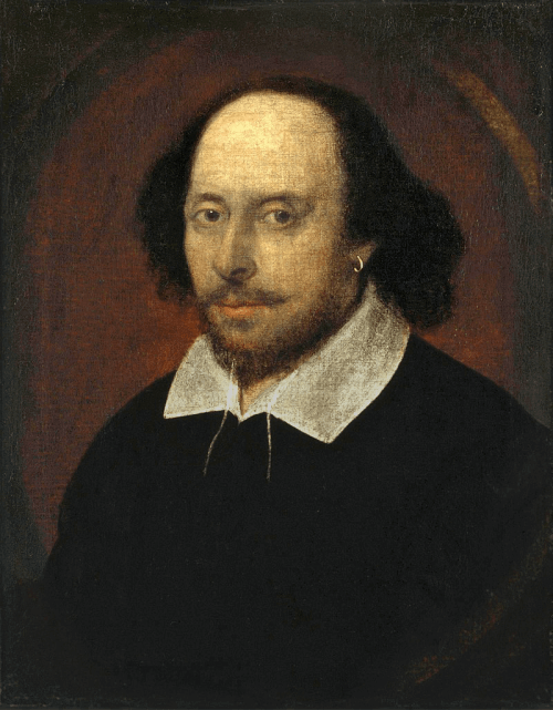 William Shakespeare - Het Chandos Portret.